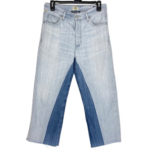 Citizens Of Humanity Denim - Citizens Of Humanity Cora Crop Relaxed Shadow Inseam Jeans Waist 27 Womens Small